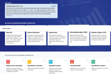 Zber, spracovanie a využívanie údajov pri hospodárení s vozovkami v súlade s technickými predpismi MD SR