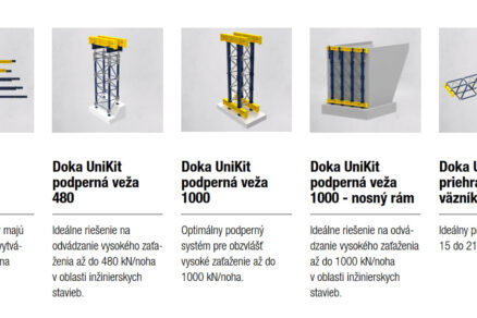 Novinky v debniacich systémoch pre viac možností efektívneho riešenia infraštruktúrnych projektov