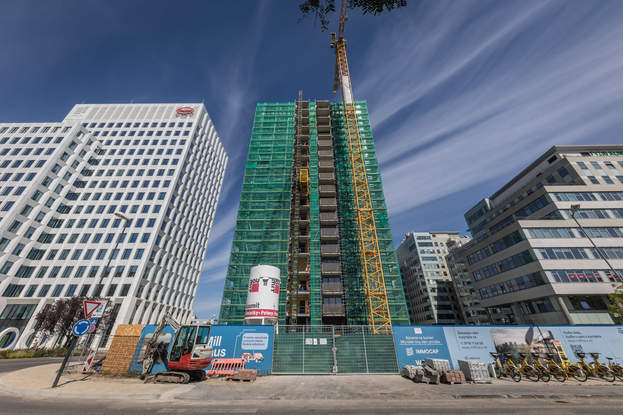 Plná výška projektu Millhaus