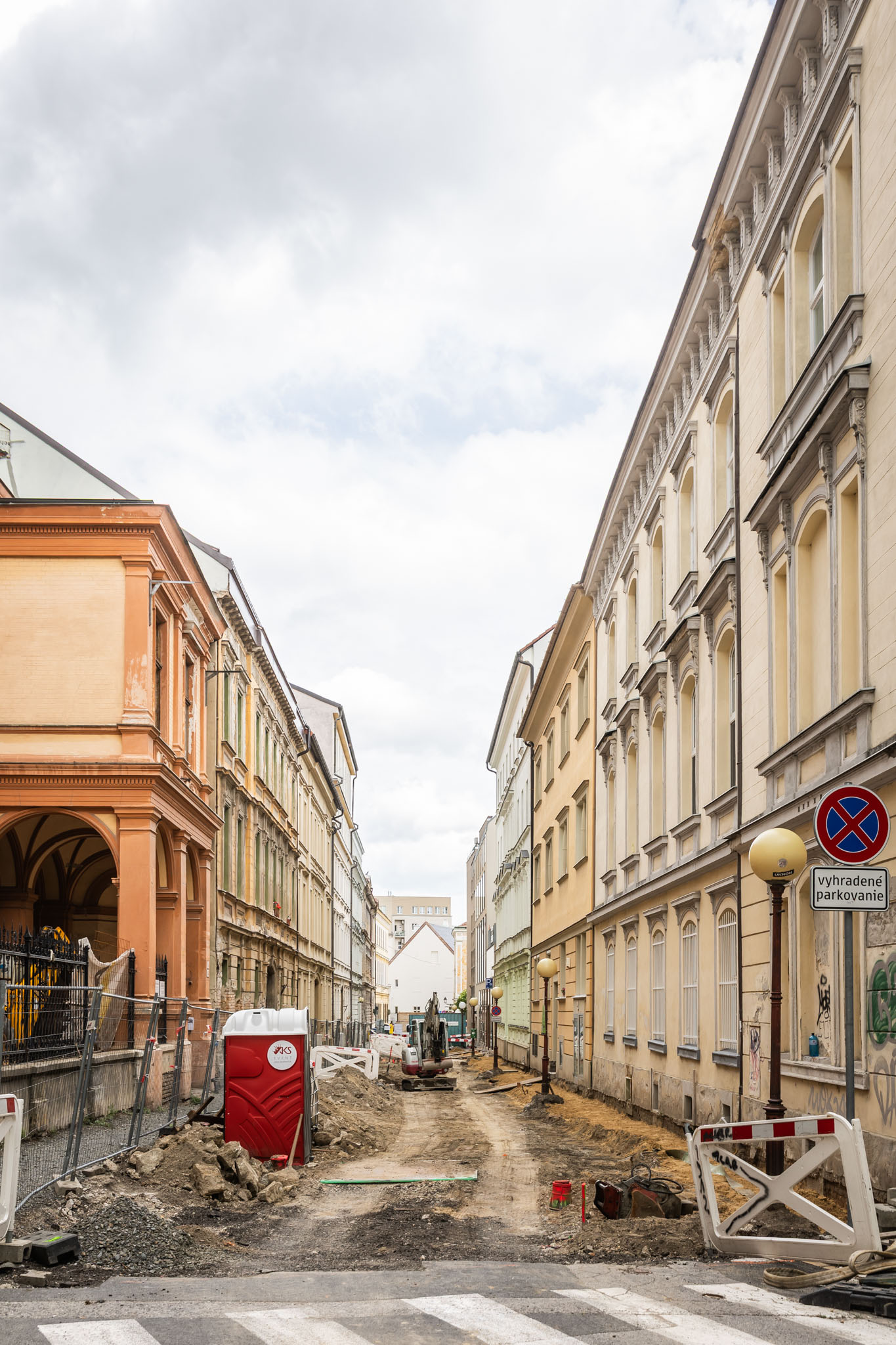 Stav prvej etapy rekonštrukcie Konventnej ulice k 29. júlu 2025