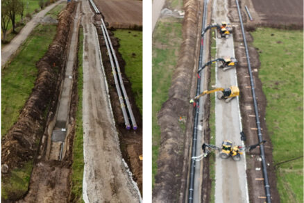 Obr. 8 Metóda „slank“ realizácie pre potrubia DN600 s 18-metrovými dĺžkami