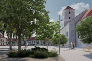 Menej áut, viac zelene a života. Takto má vyzerať nové centrum Pezinka