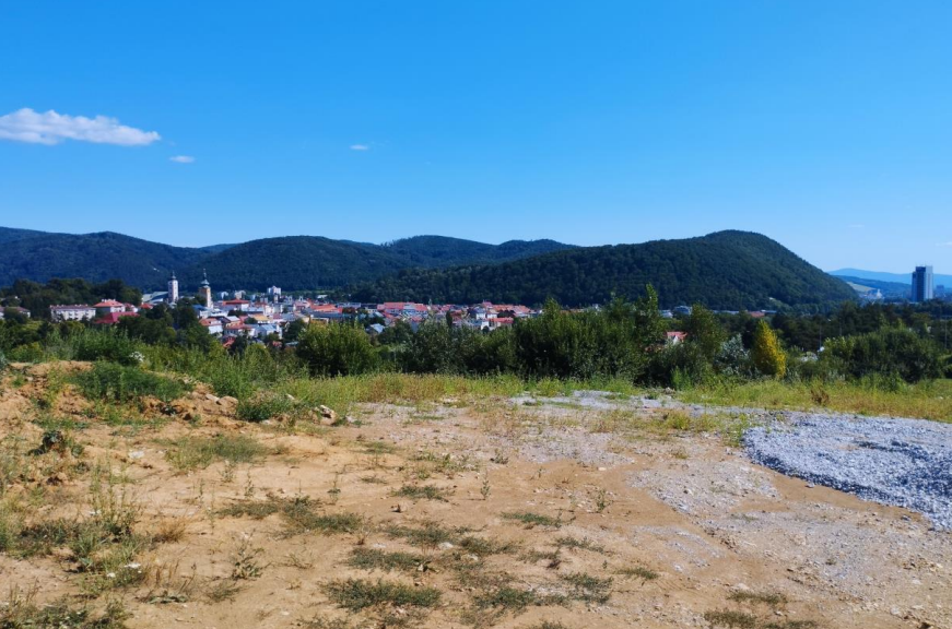 Súčasný stav územia pre projekt Graniar -Pod amfiteátrom v Banskej Bystrici