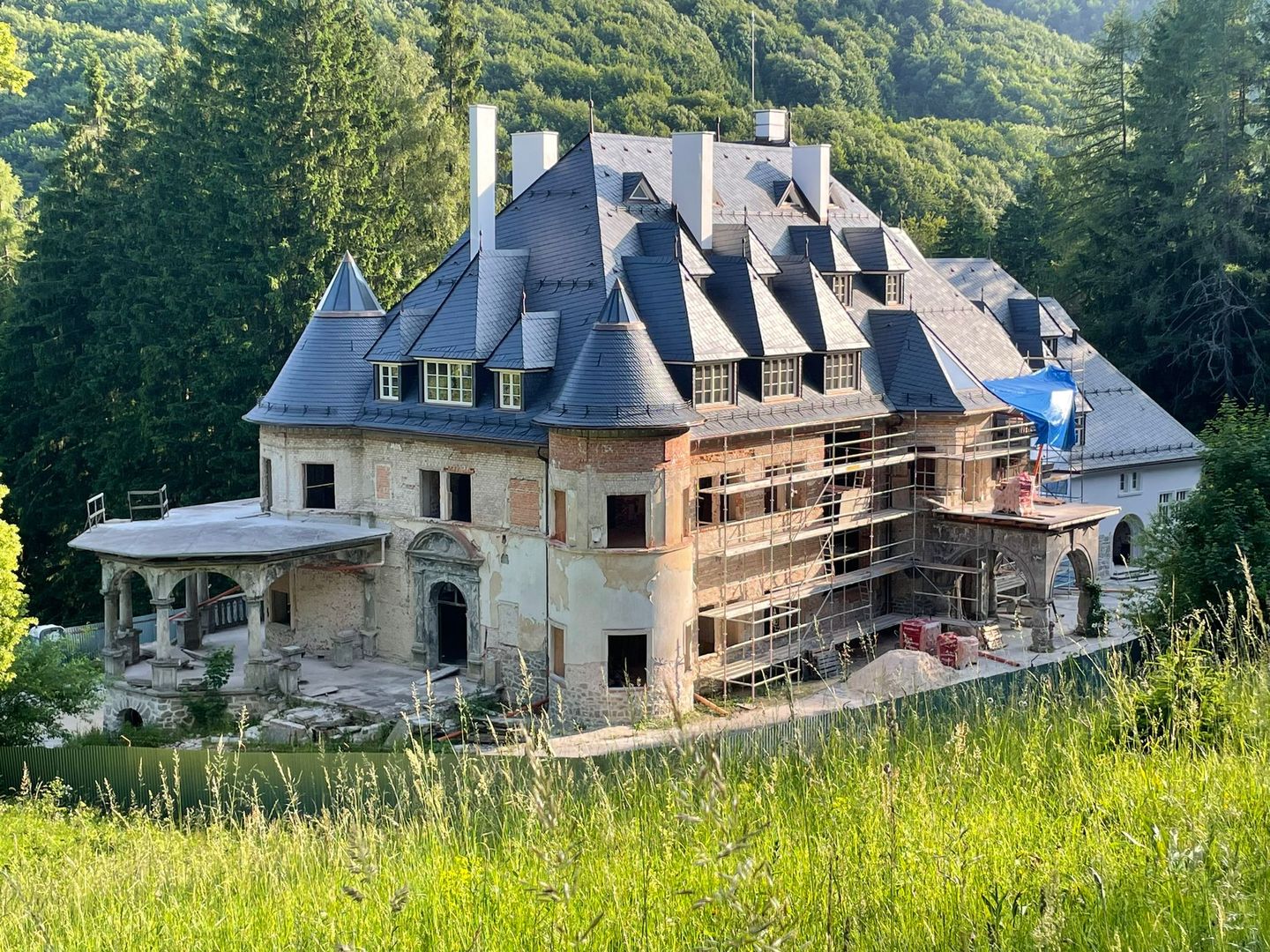 Rekonštrukcia loveckého kaštieľa v Kunerade
