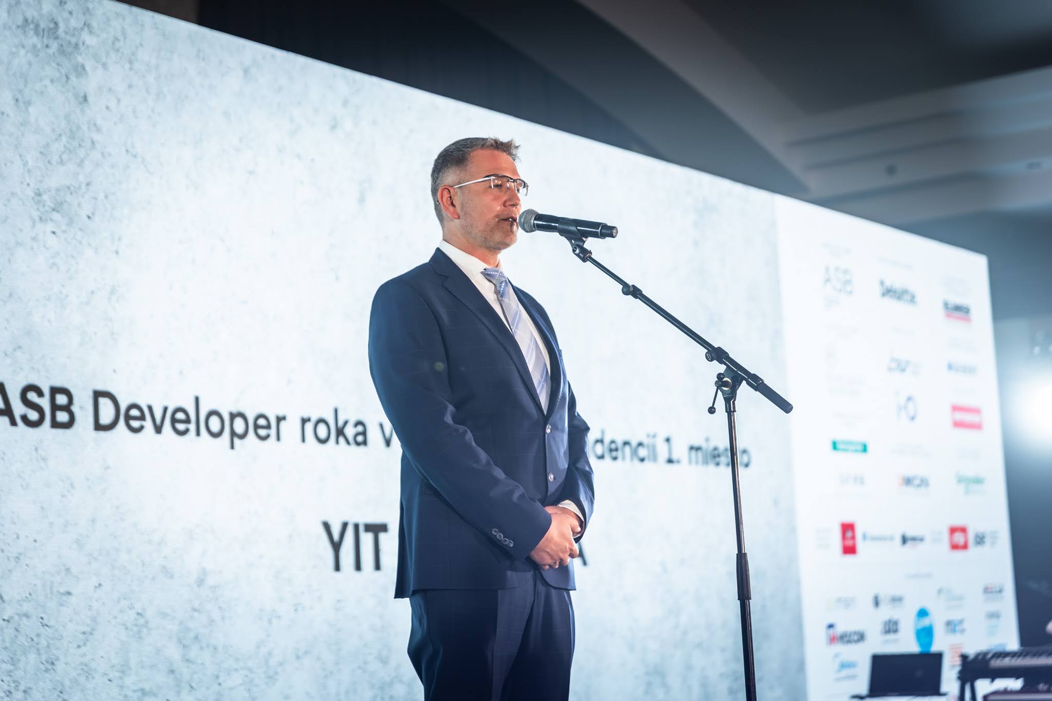 Patrik Golský z YIT Slovakia – ASB Developer roka v segmente rezidencií, 1. miesto