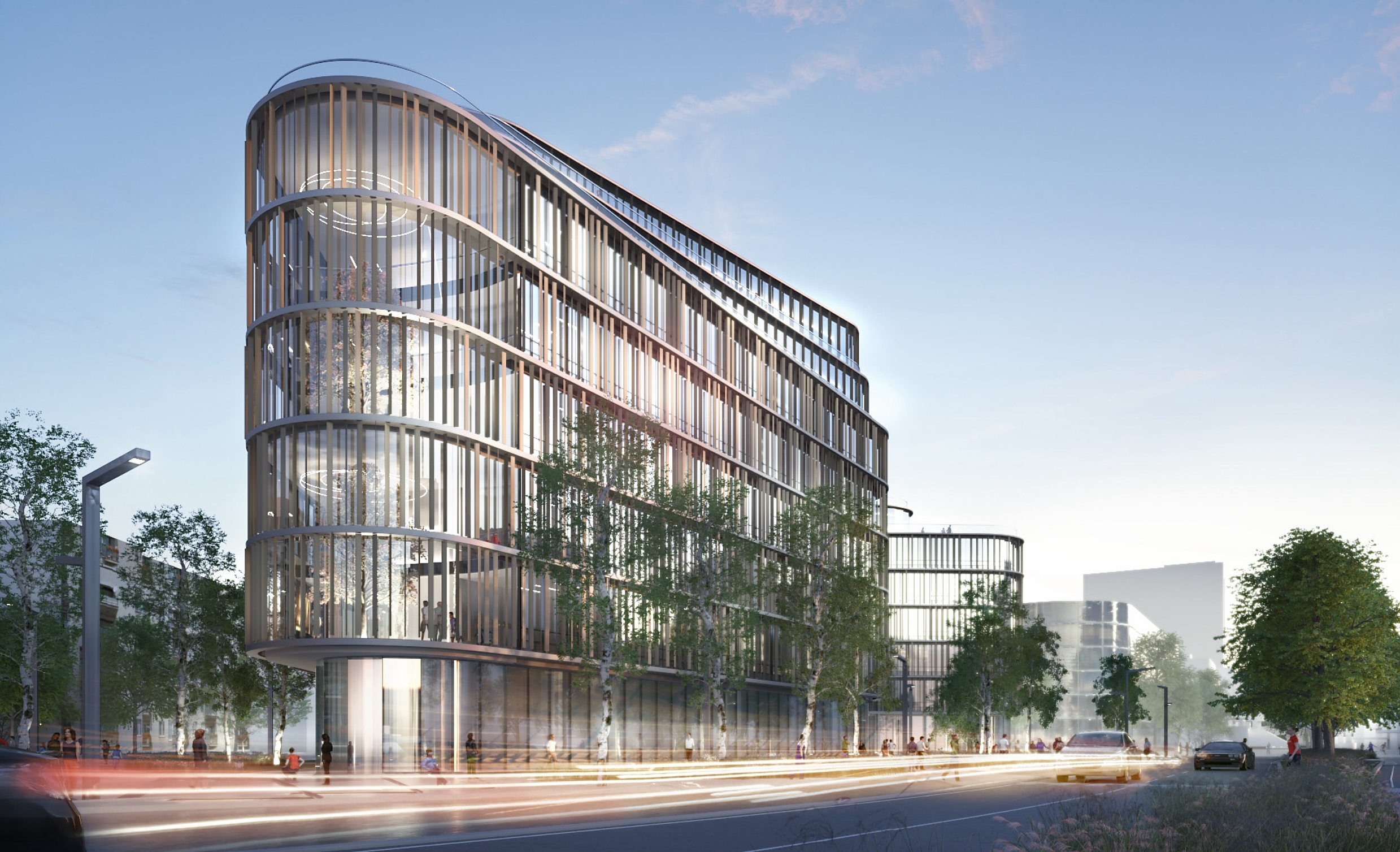 Pôvodná vizualizácia projektu Triangel II od kancelárie Bogle Architects