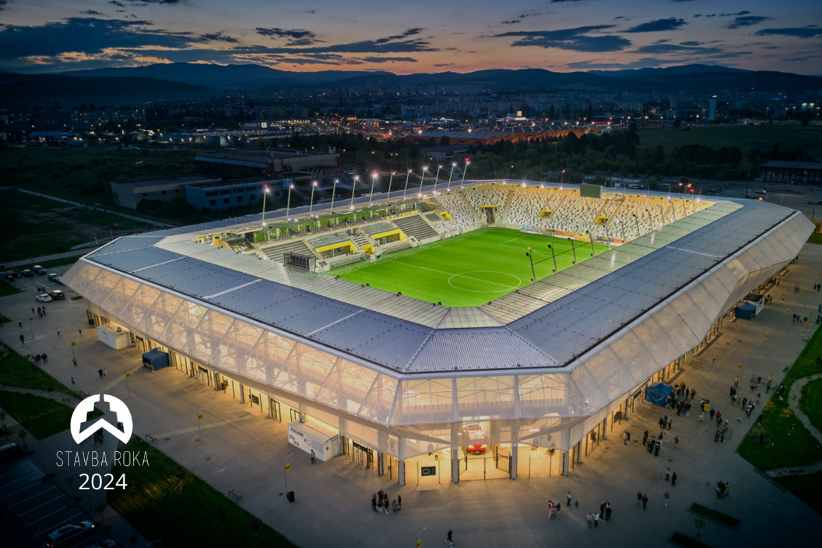 Košická futbalová aréna ocenená ako Stavba roka 2024