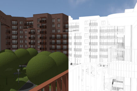 BIM model rezidenčného projektu v procese návrhu