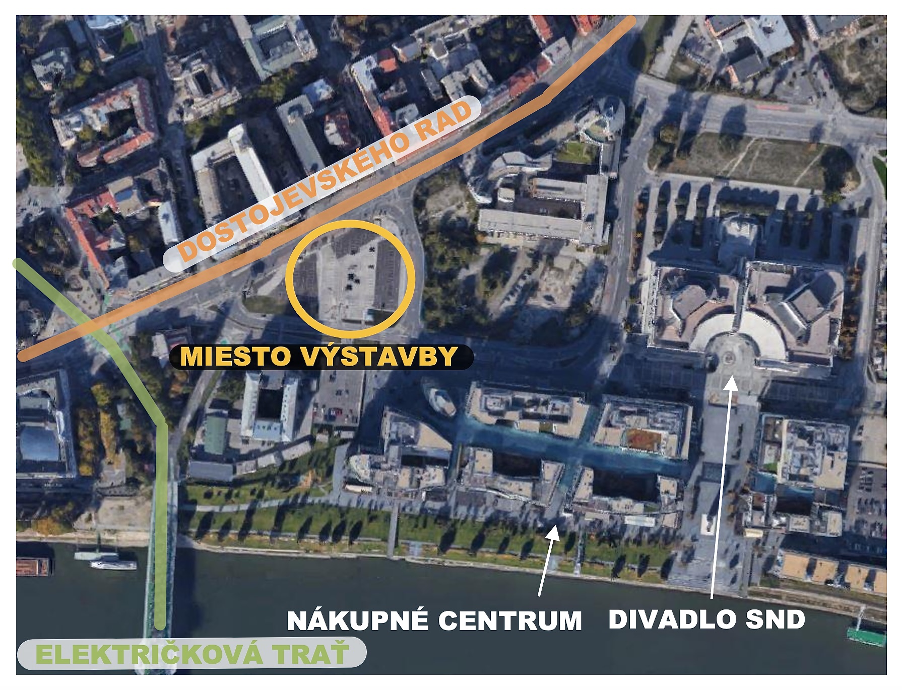 Miesto výstavby projektu Triangel II od developera JTRE