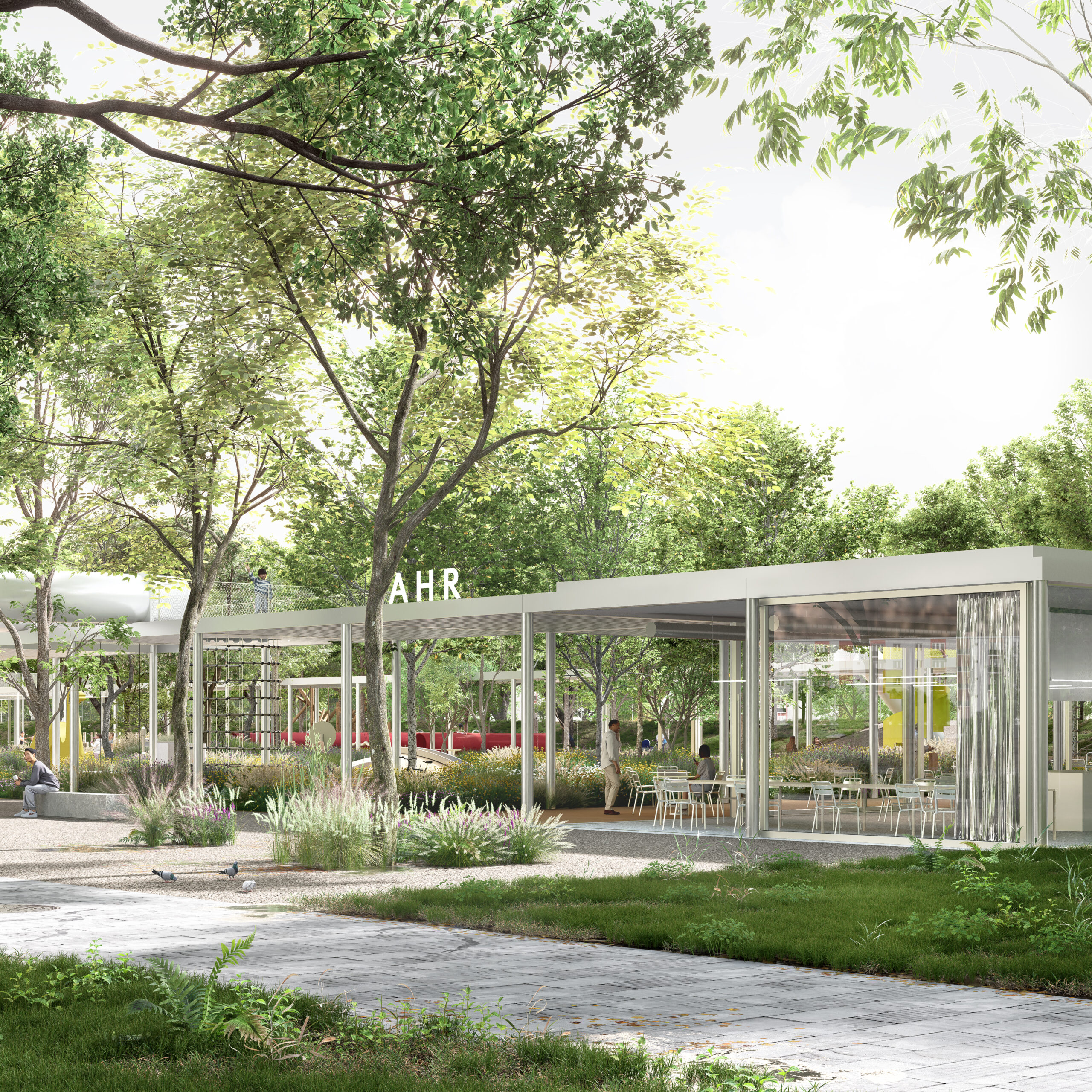 Víťazný návrh na premenu Areálu hier Radosť pri Štrkoveckom jazere od architektonického ateliéru Kuklica-Smerek architekti