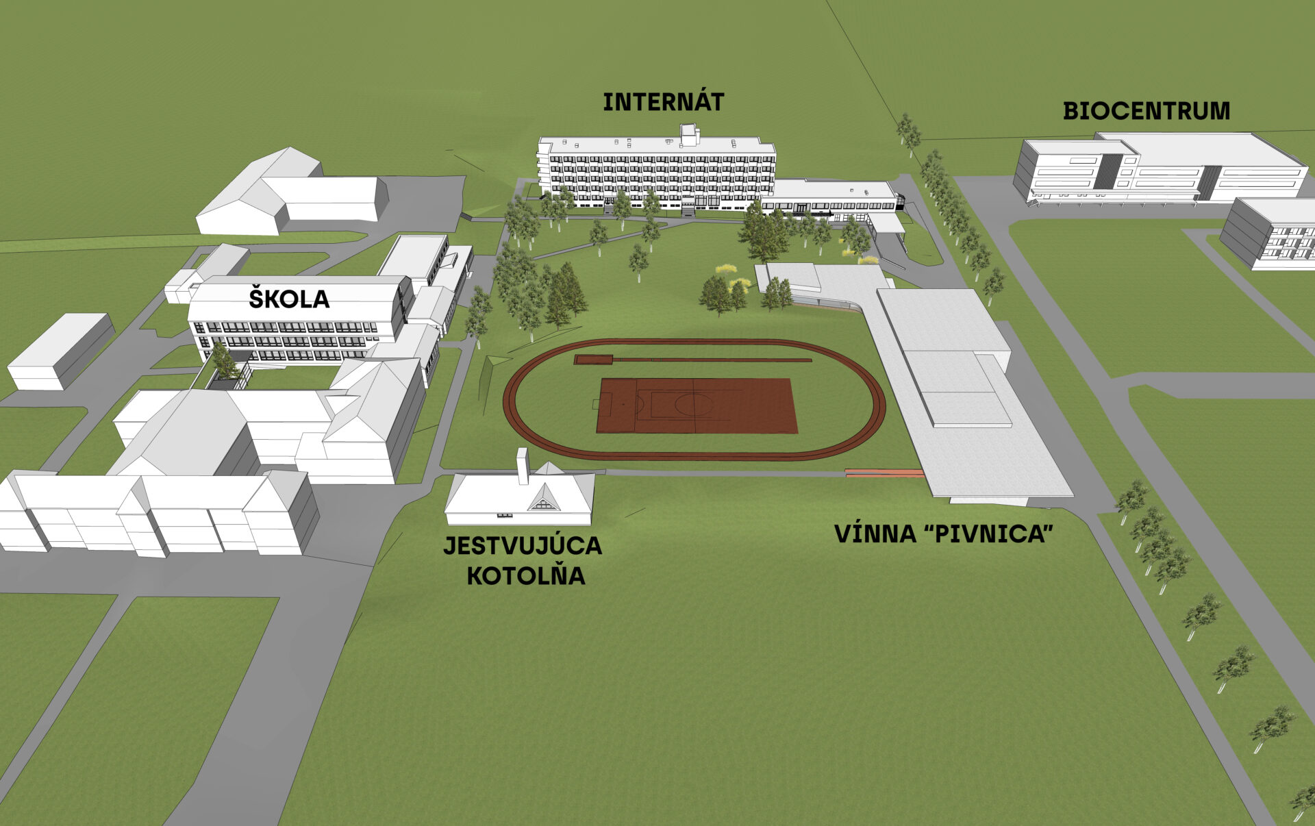 Vinársko-ovocinársky kampus v Modre