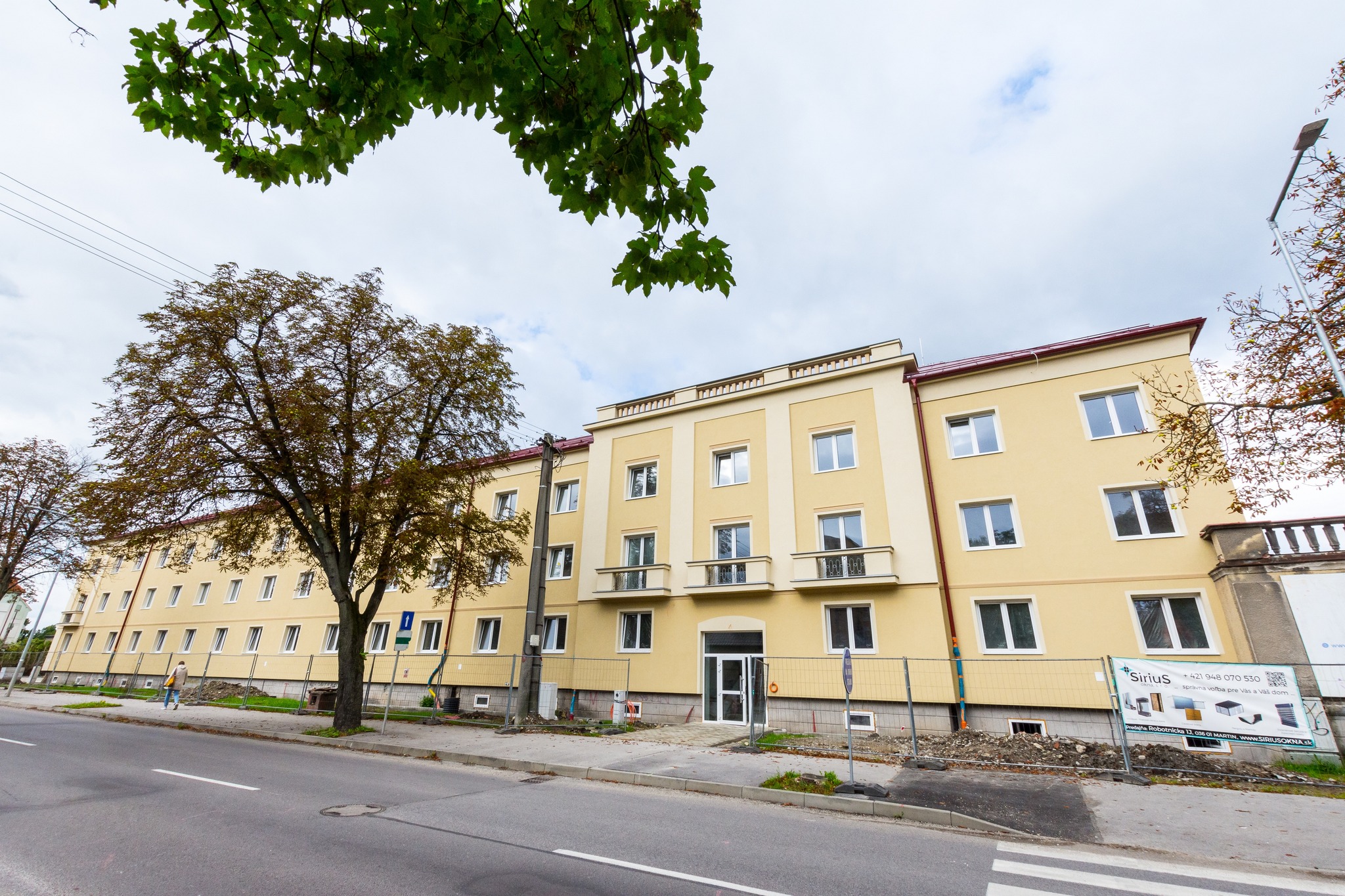 Fasáda budovy po rekonštrukcii