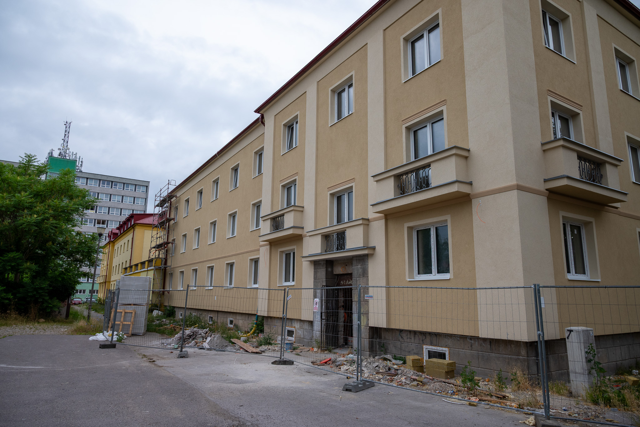 Rekonštrukčné práce v exteriéri