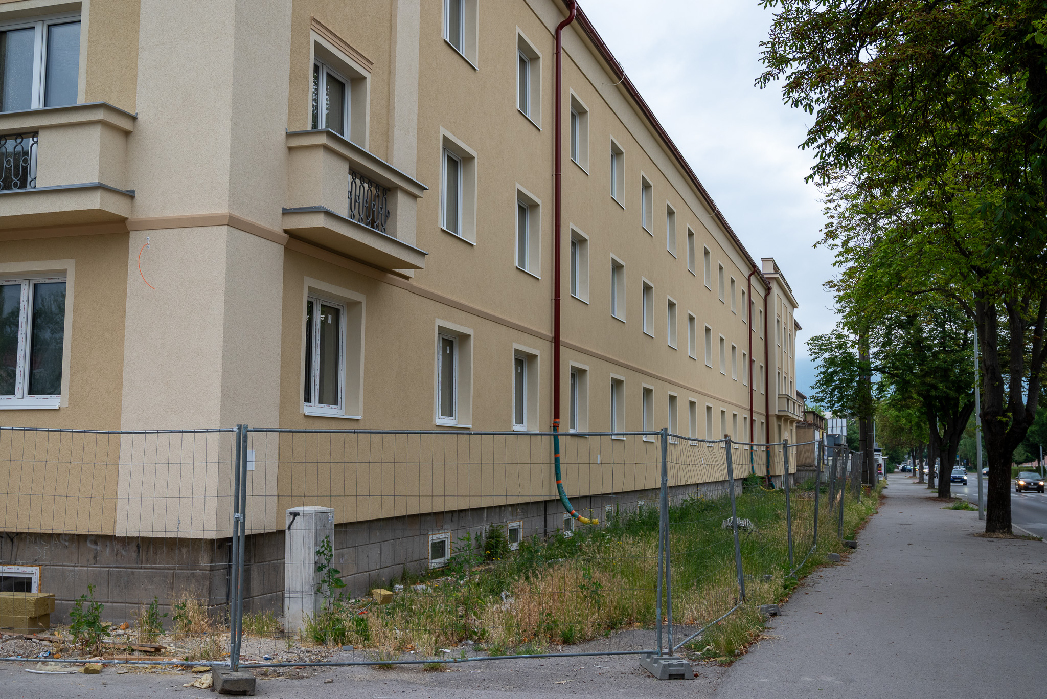 Fasáda budovy po rekonštrukcii