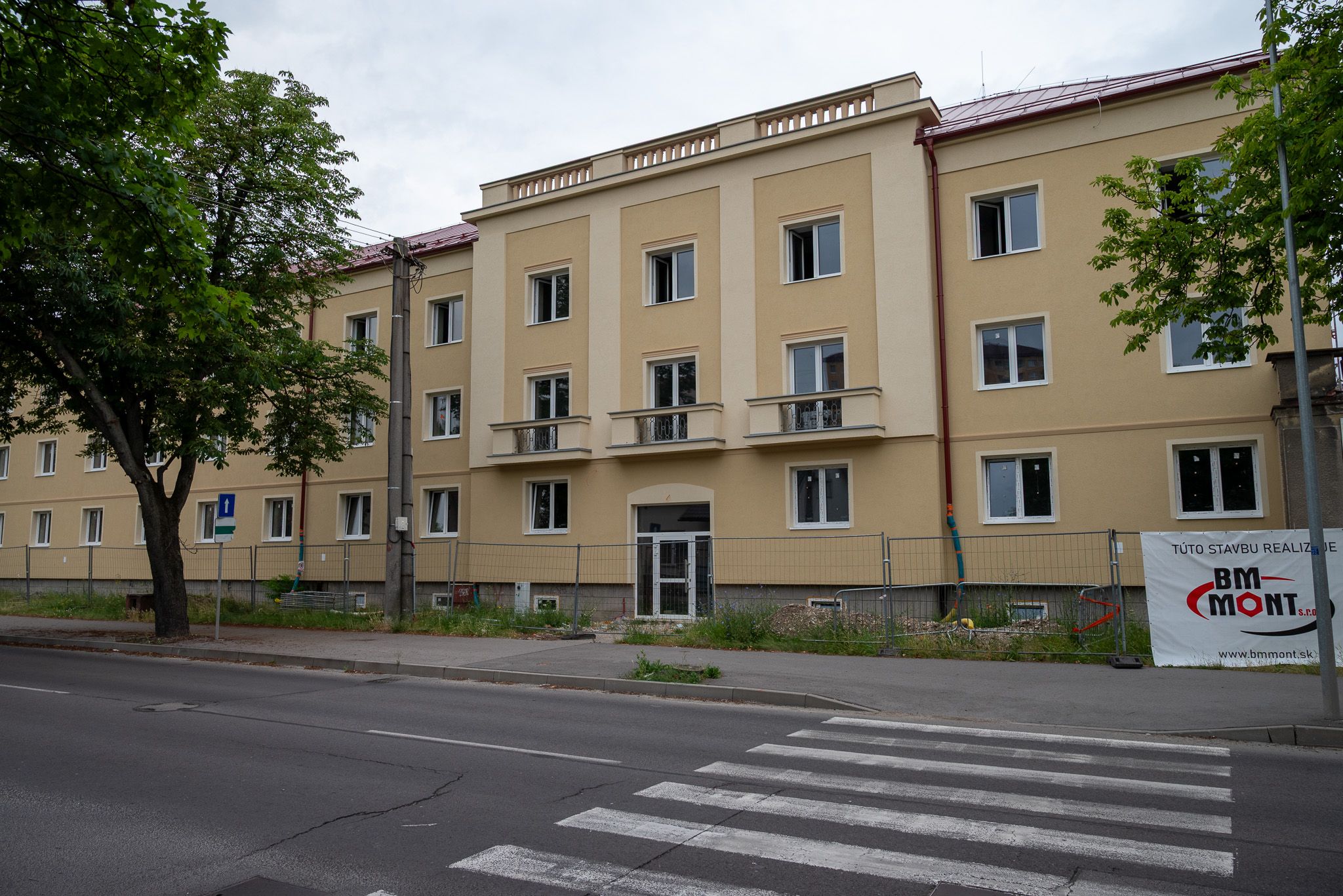 Rekonštrukčné práce v exteriéri