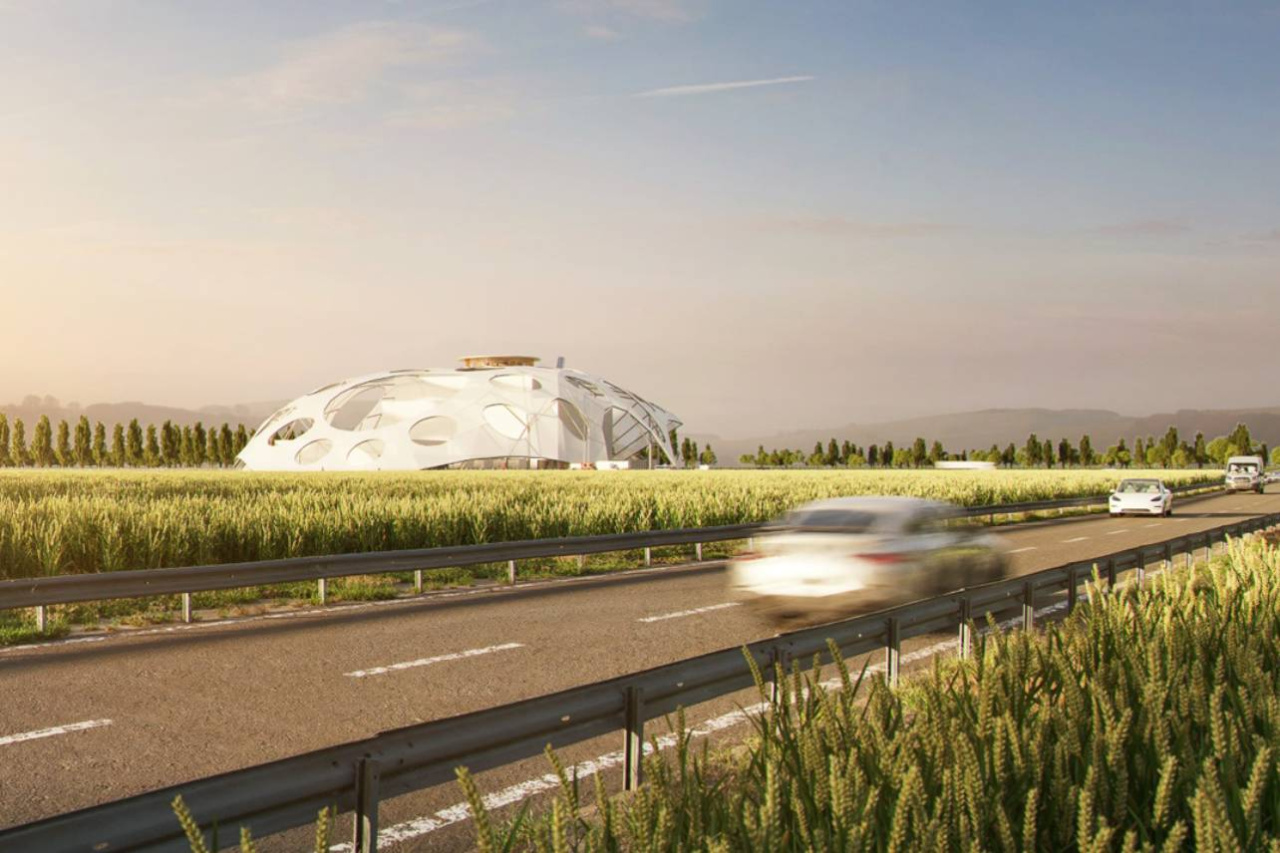 Vizualizácia projektového zámeru Centra ekologického hospodárstva 