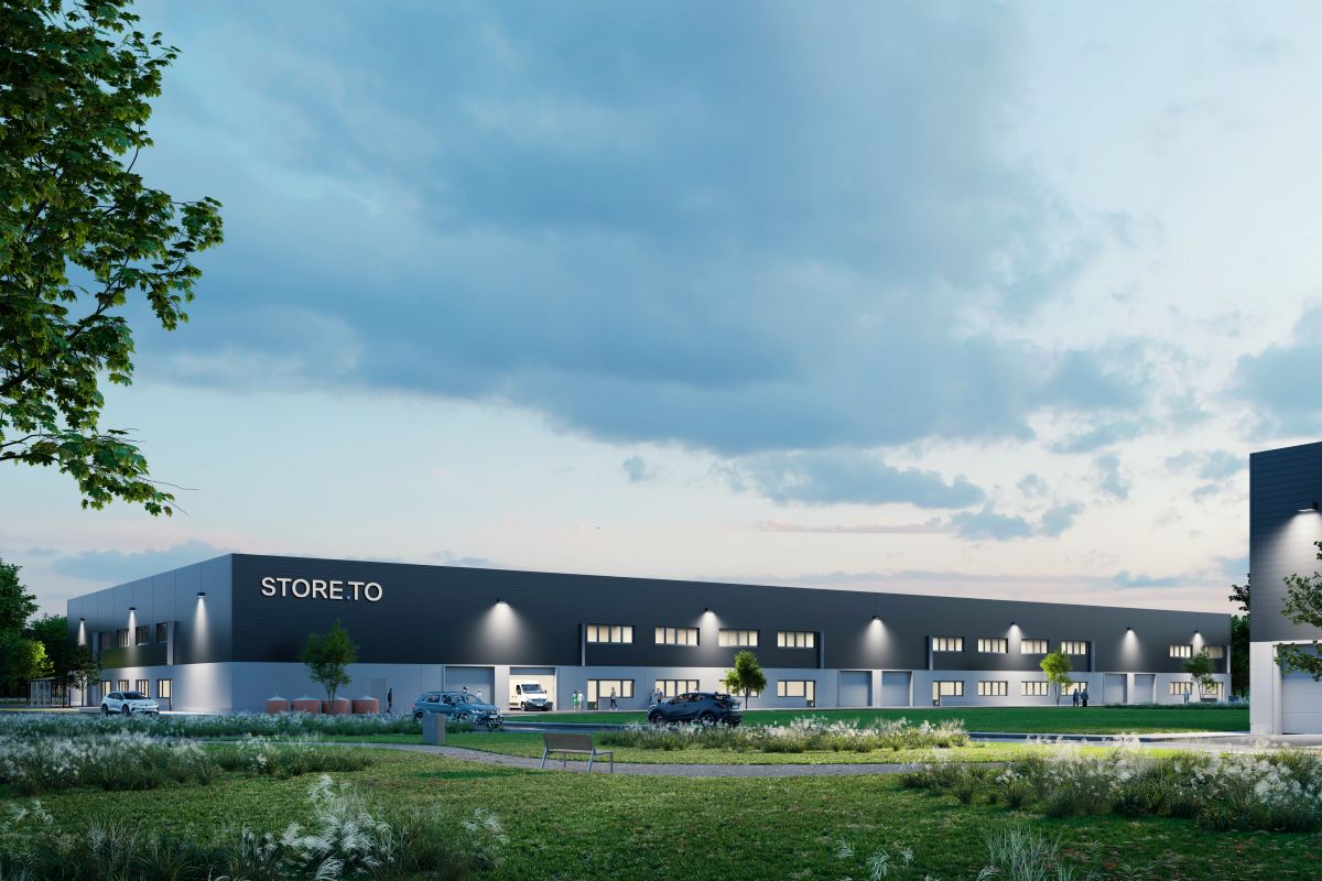 Moderný koncept mestských skladov a prímestskej logistiky STORE.TO vyrastie na kraji hlavného mesta Bratislava.