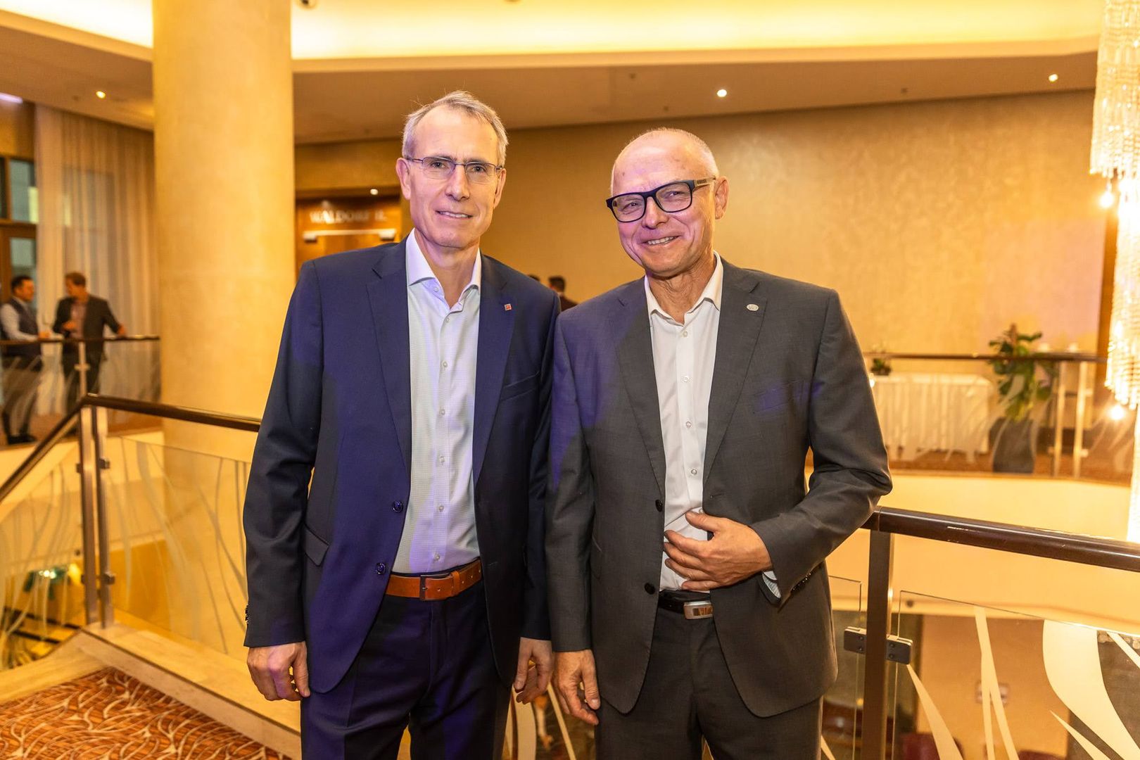 Rastislav Plášek, riaditeľ Baumit a Pavol Kollár zo spoločností INVEST a STAVMAT