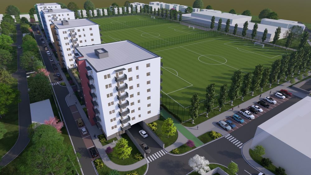 V blízkosti projektu Podunajky v Bratislave je občianska vybavenosť.