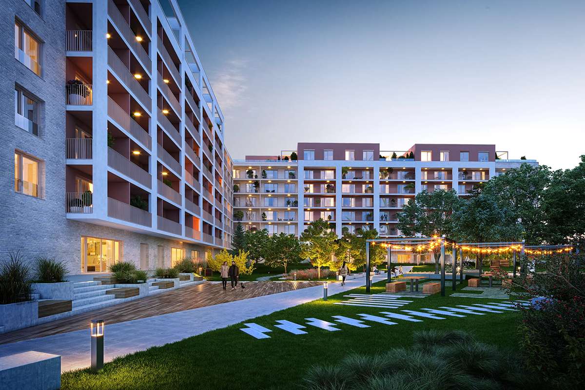 V Trnávke vznikne rezidenčný komplex s rozsiahlym nádvorím.