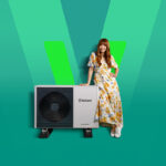 Tepelné čerpadlo Vaillant s elegantným dizajnom a ženským zákazníkom