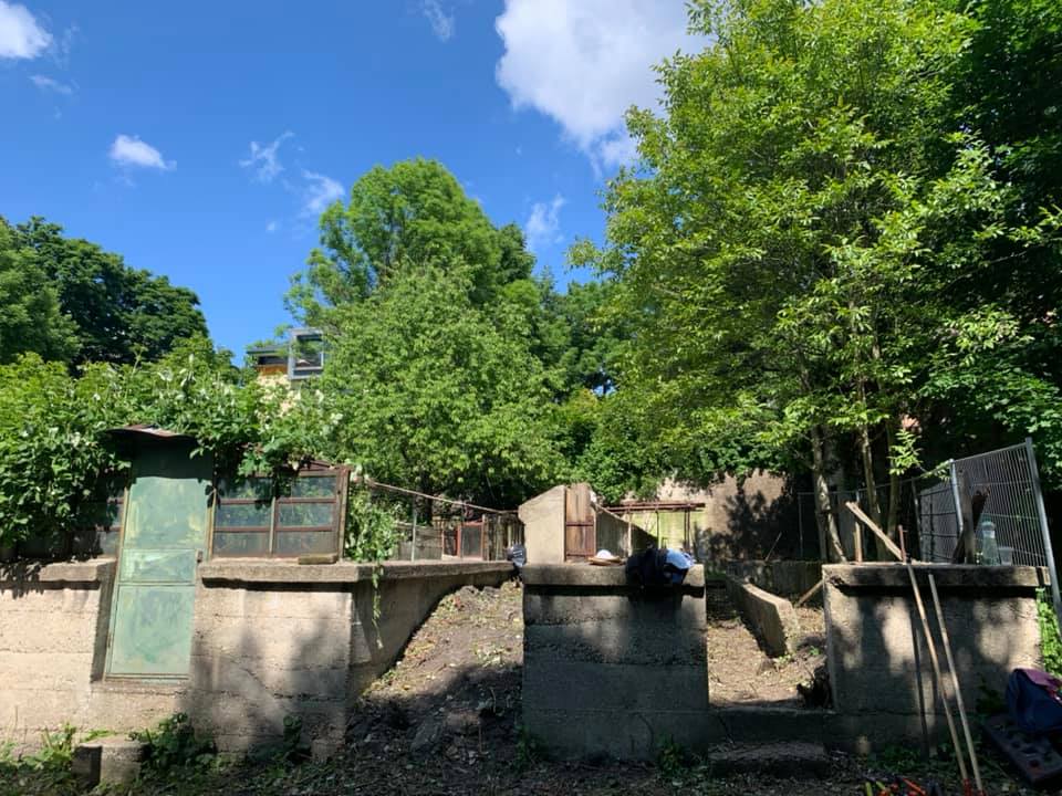 Pred obnovou boli skleníky v žalostnom stave.