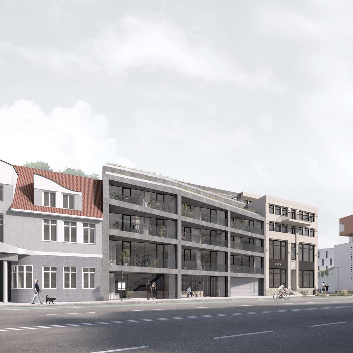 Bytový dom vyplní mestskú prieluku.