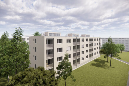 Obnova bytového domu na Dukelskej ulici v Modre