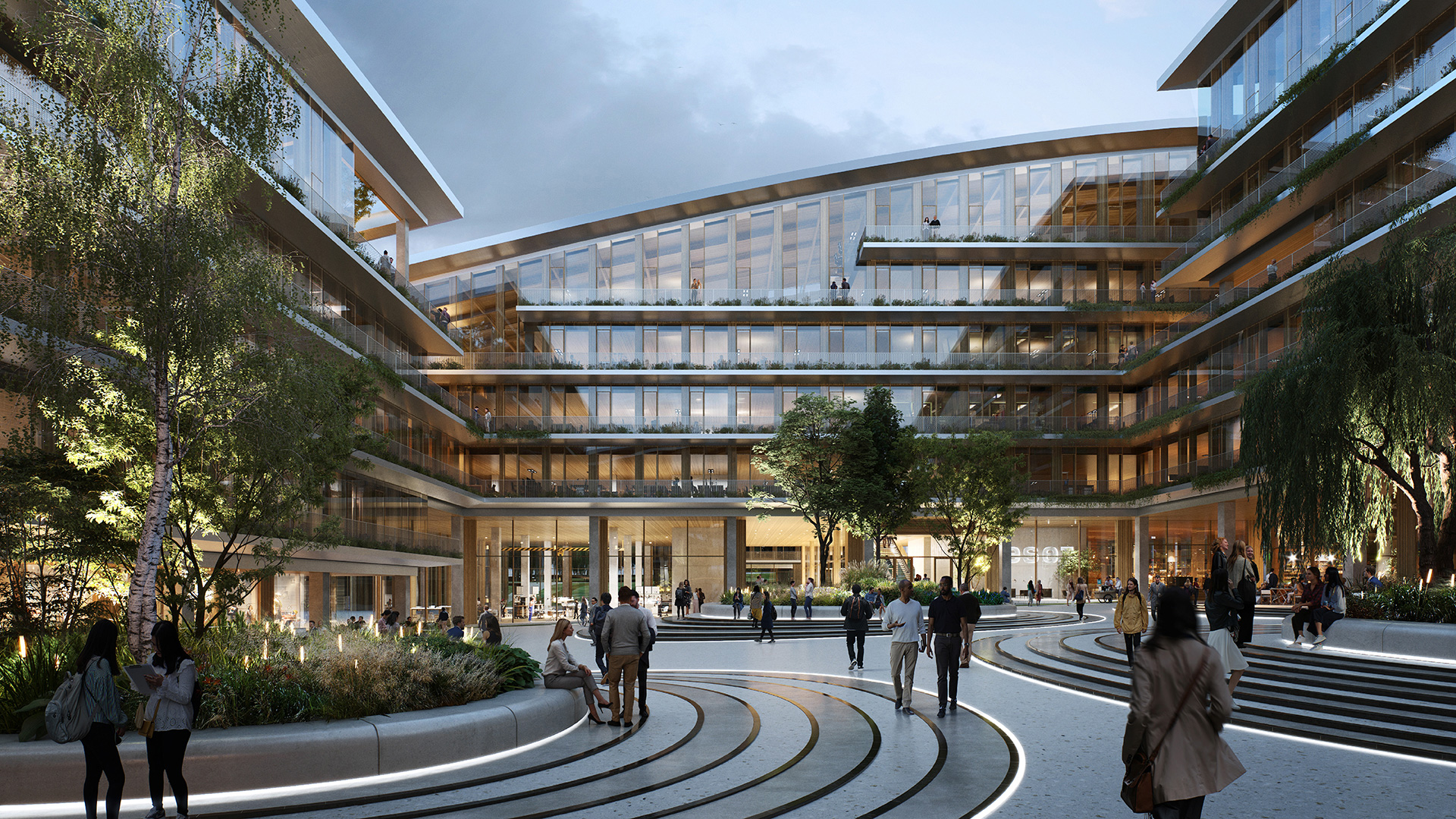 Osobitým verejným priestorom bude námestie – ESET Gateway Plaza.