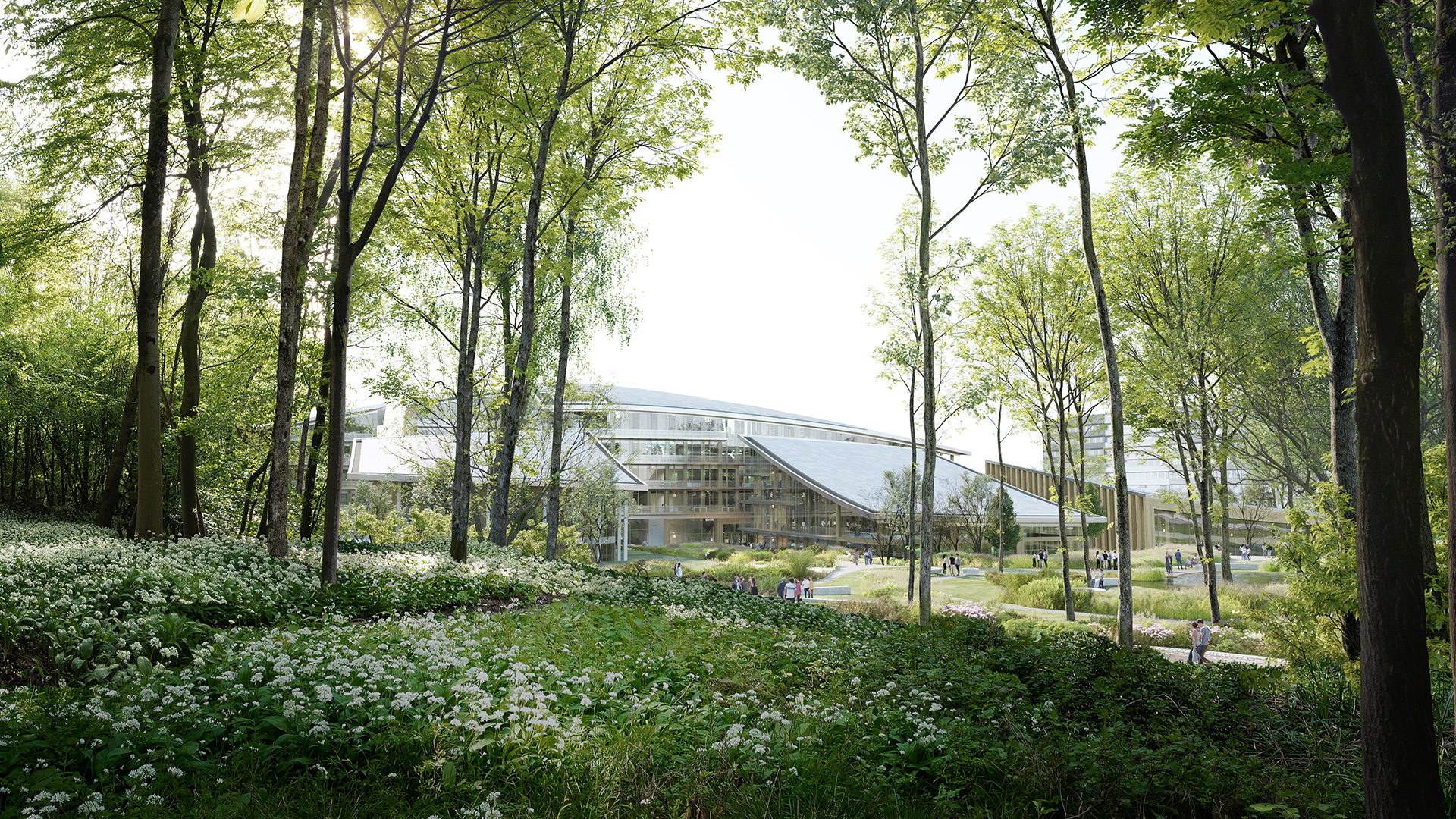 Tvaroslovie objektov nadviaže na blízky bratislavský lesopark.