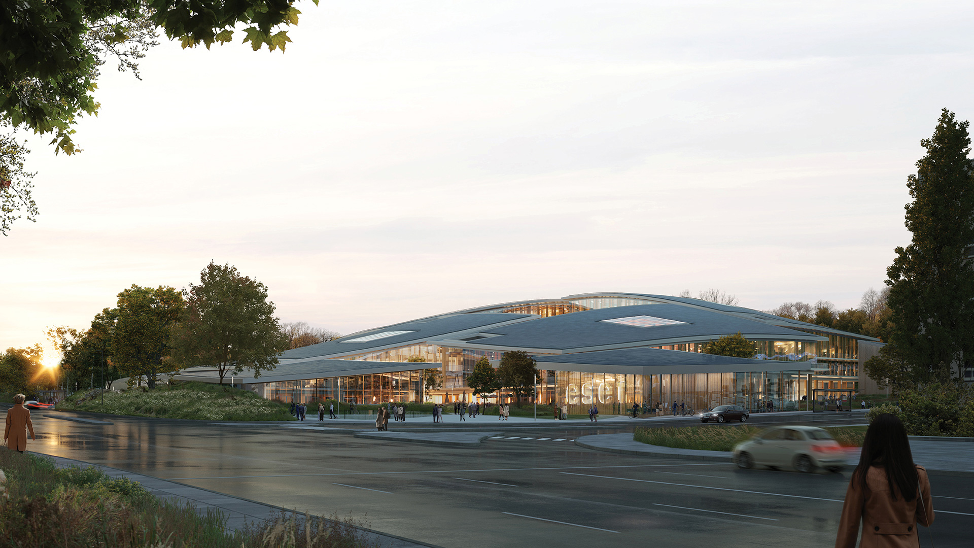 Tvaroslovie objektov nadviaže na blízky bratislavský lesopark.