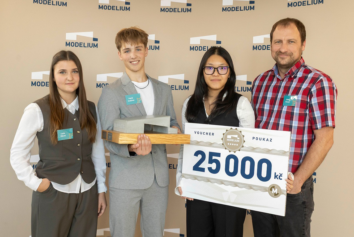 Modelium 2025 Superfinále 1. místo SPŠS a OA Kadaň 1 Modelium 2025 Superfinále 1. místo SPŠS a OA Kadaň 1