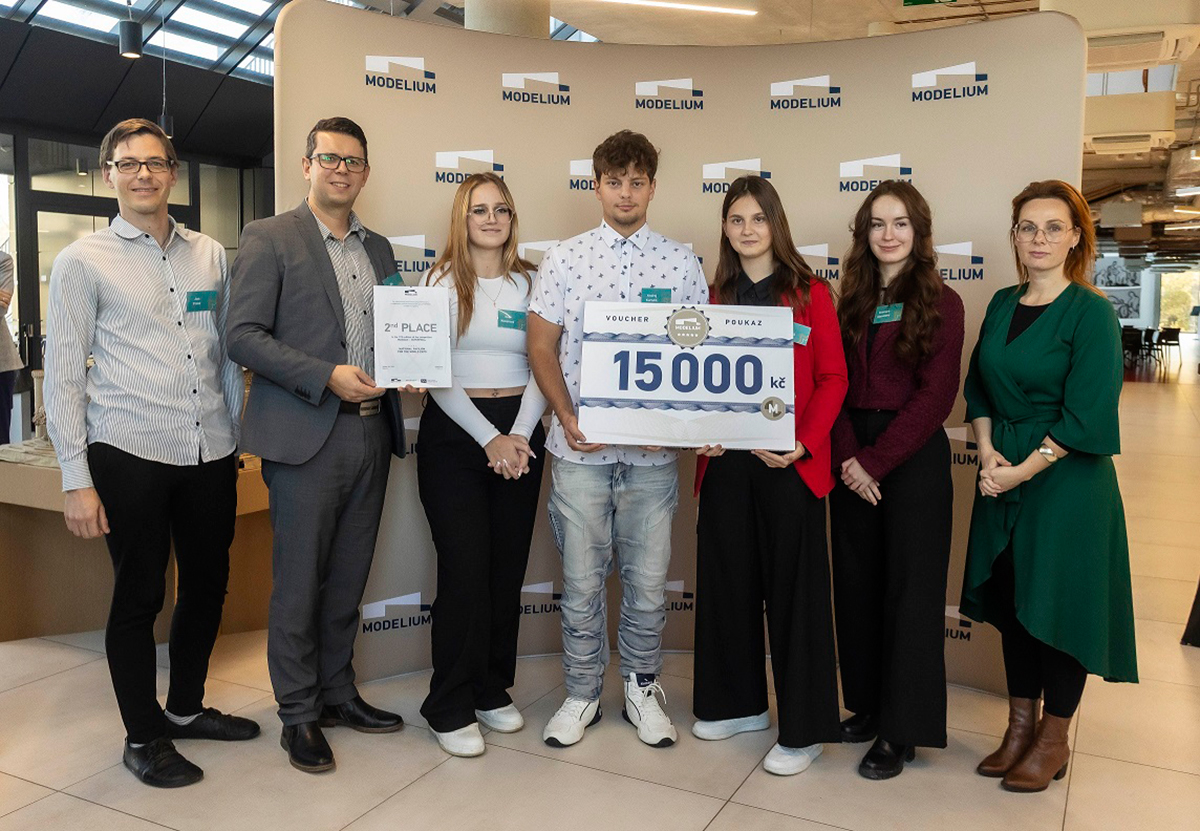 Modelium 2025 Superfinále 2. místo 1 SOŠ technická Námestovo II