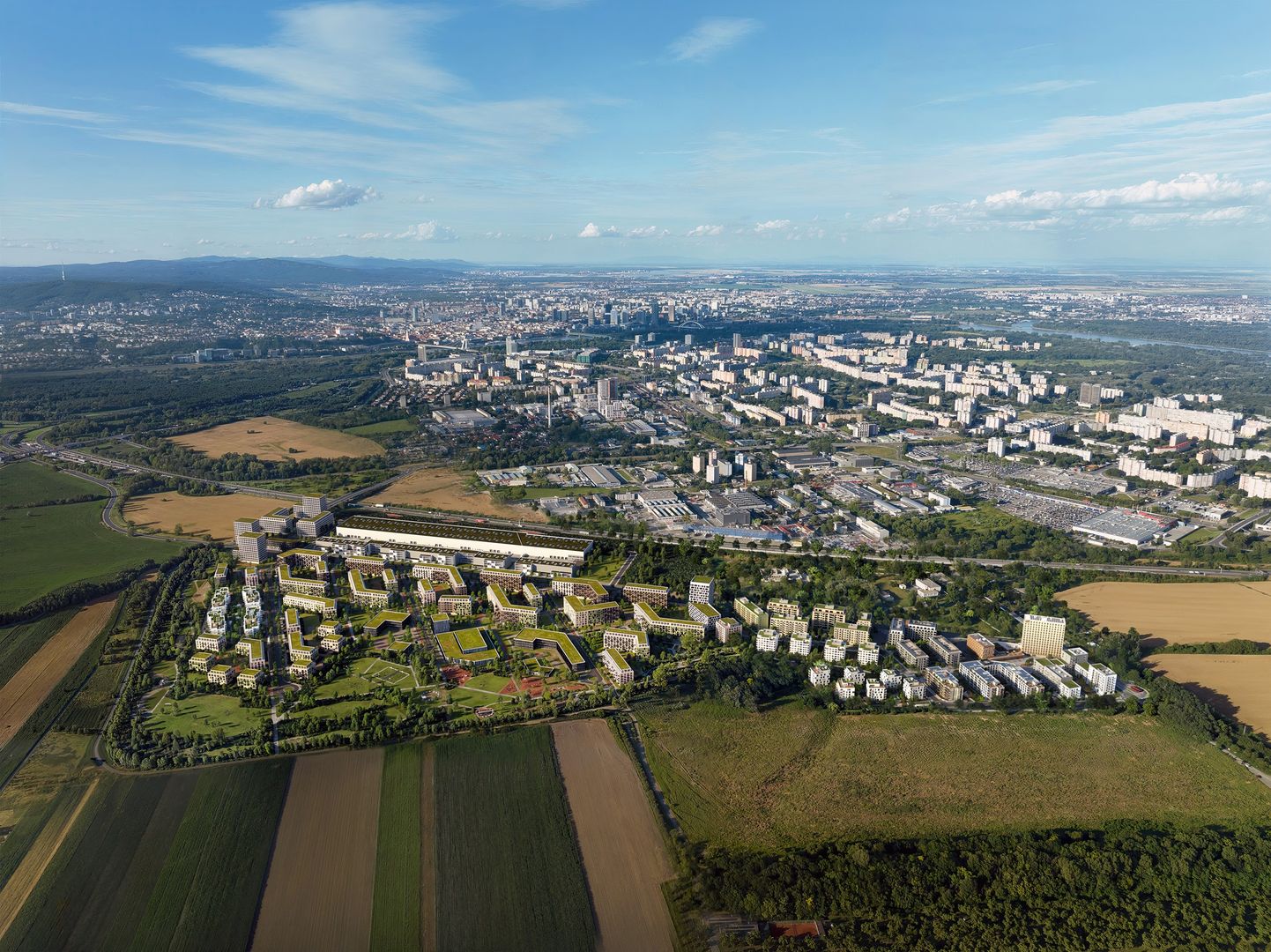 Developerská spoločnosť Lucron posúva projekt Nesto v bratislavskej Petržalke do ďalšej fázy.