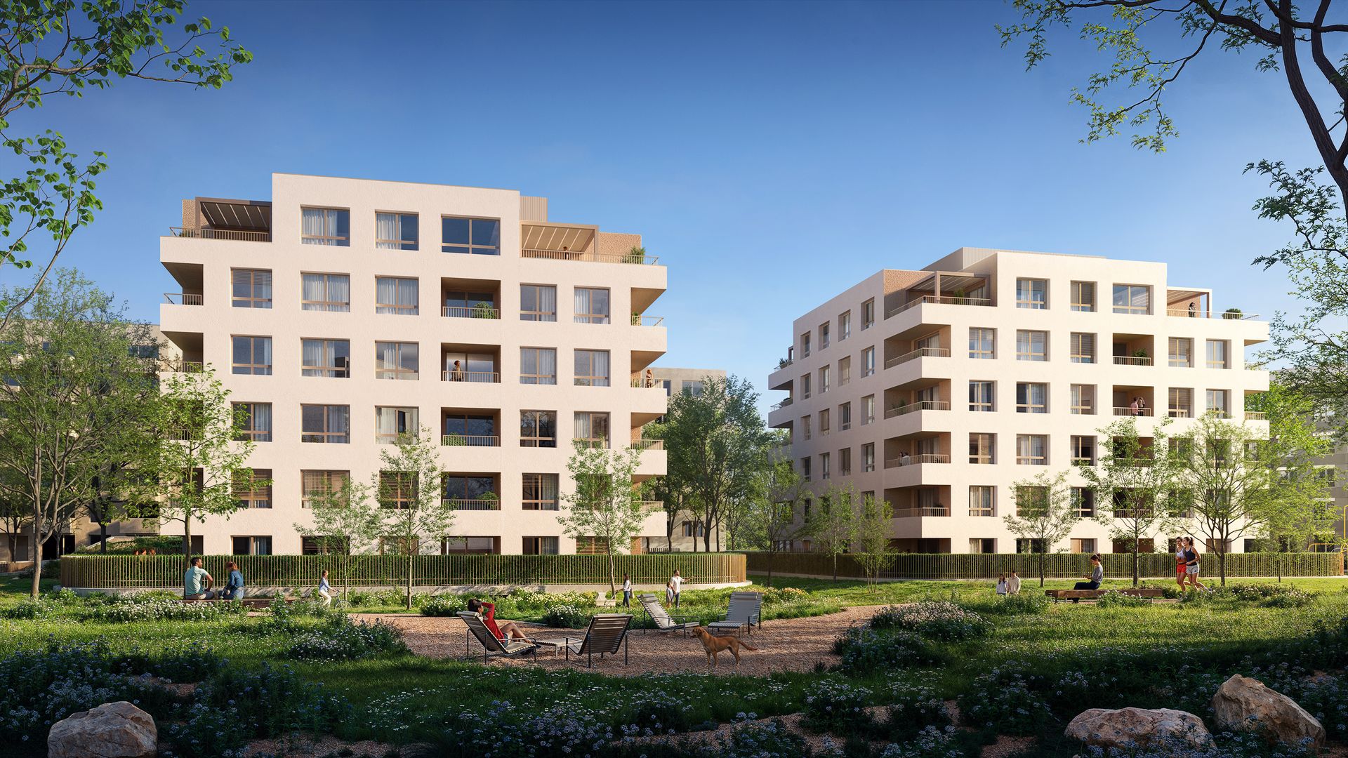 V južnej časti územia pokračuje ďalšia fáza výstavby –  Nesto G.