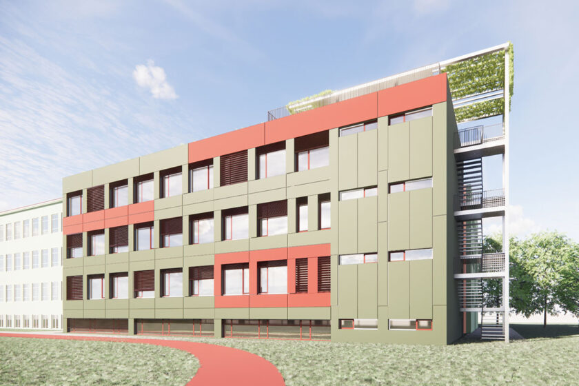 Nový pavilón ZŠ Vrútocká