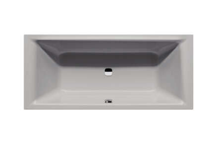 Obdĺžniková vaňa Kaldewei Puro Next v sivom odtieni s dvoma ergonomickými operadlami