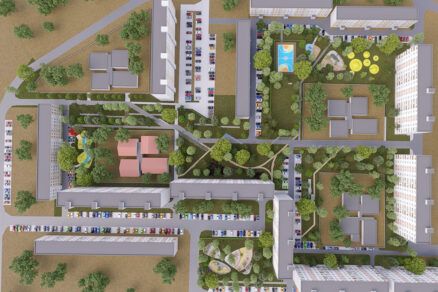 Revitalizácia vnútrobloku na Čajkovského