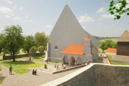 Exteriér Kostola sv. Juraja vo Svätom Jure