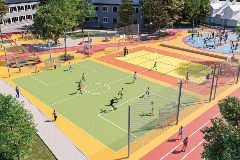 Rekonštrukcia školského areálu na Ulici A. Kubinu