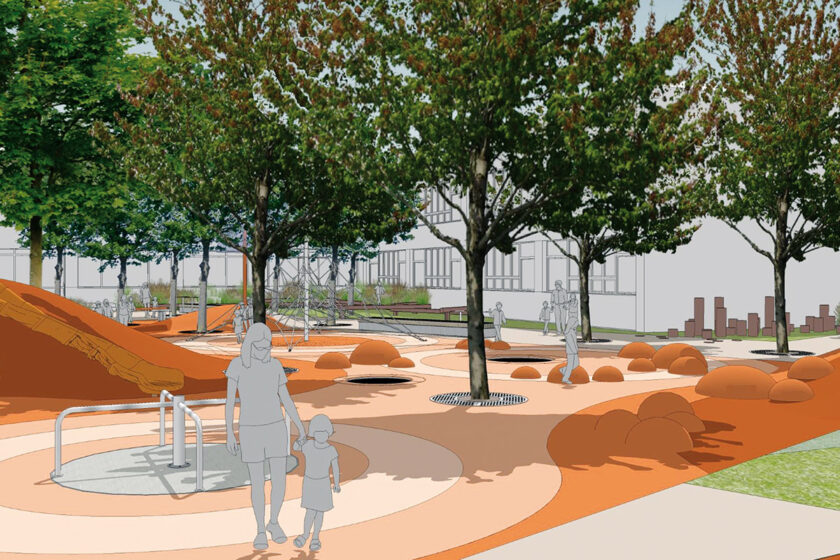 Rekonštrukcia školského areálu na Ulici K. Mahra