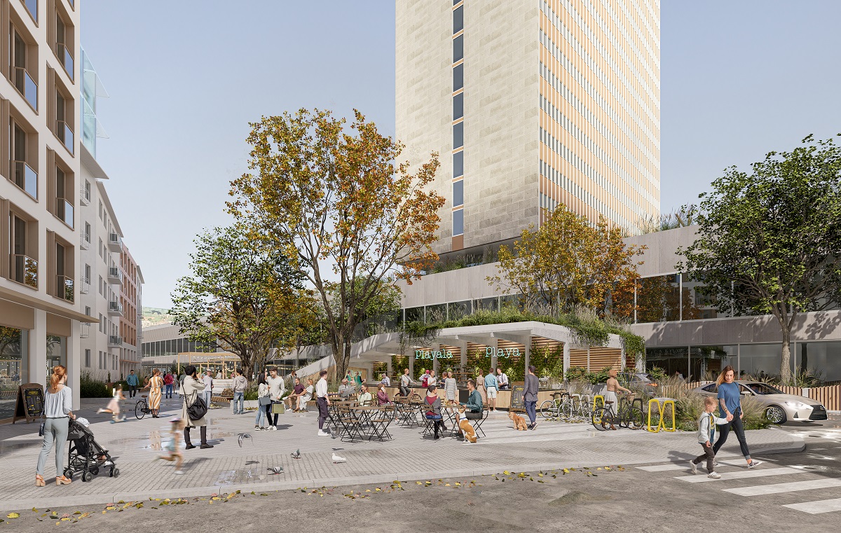 Staré vizualizácie Námestia umelcov