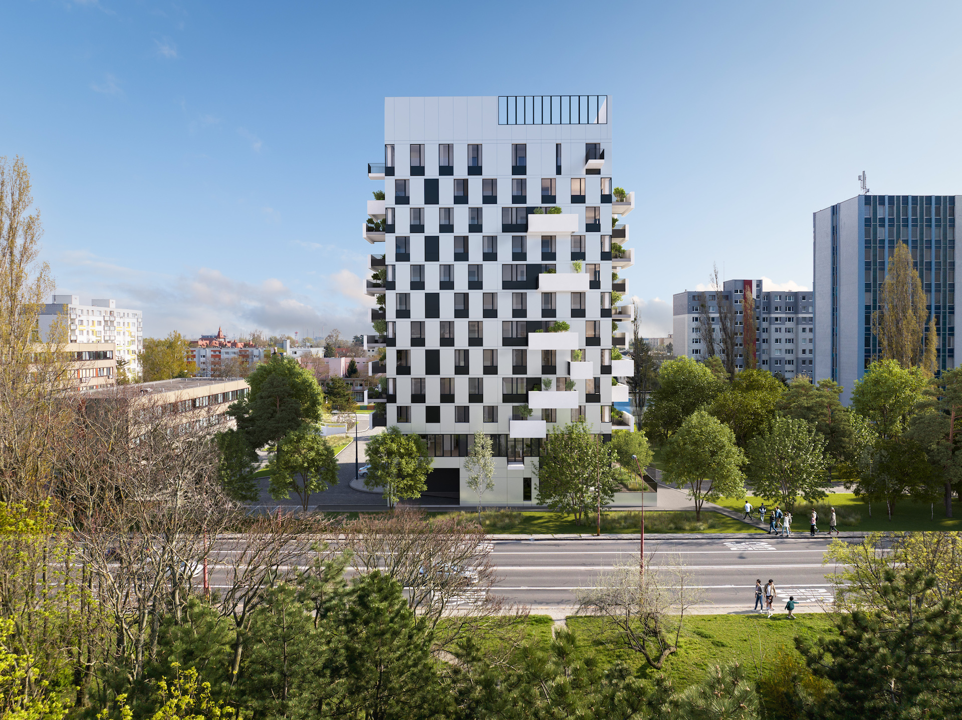 Nový polyfunkčný objekt nahradí parcelu, na ktorej sa ešte donedávna nachádzalo len parkovisko.