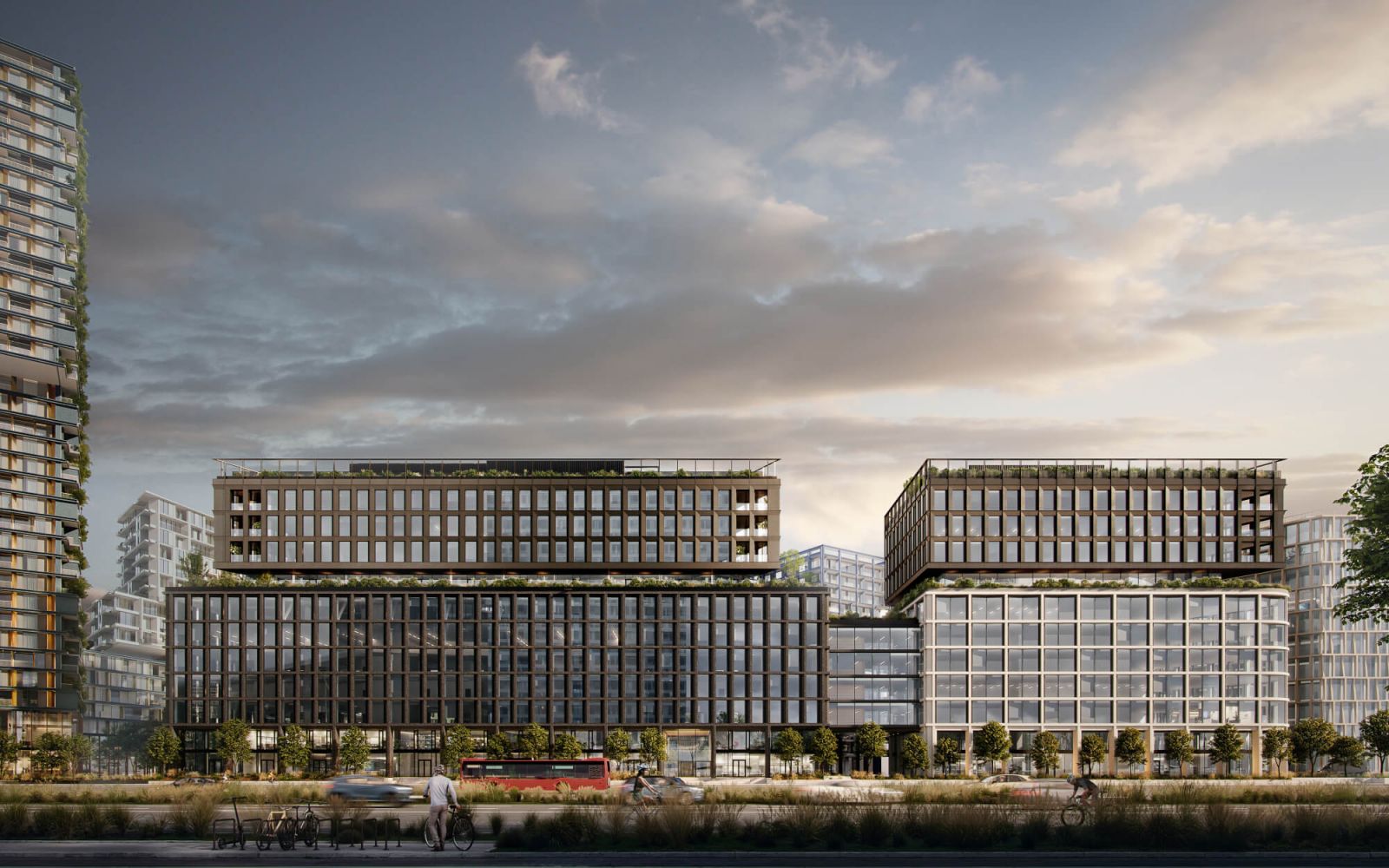 Chalupkova Offices vyrastá v bratislavskom downtowne,.Kolaudácia prvej fázy má byť v roku 2027.