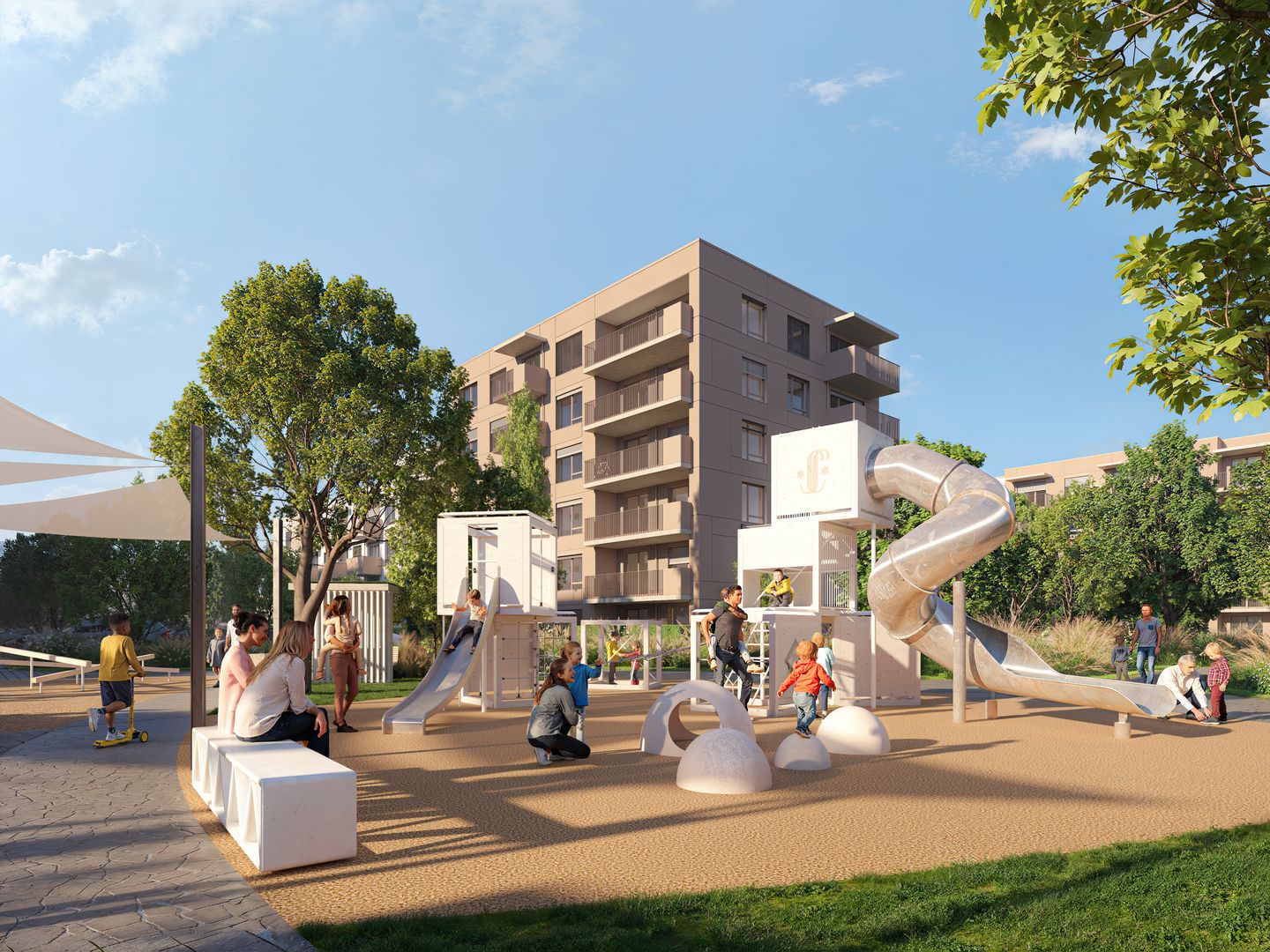 Centrálnym prvkom celého ihriska bude zmenšená verzia skutočného cukrovaru so všetkými typickými prvkami.