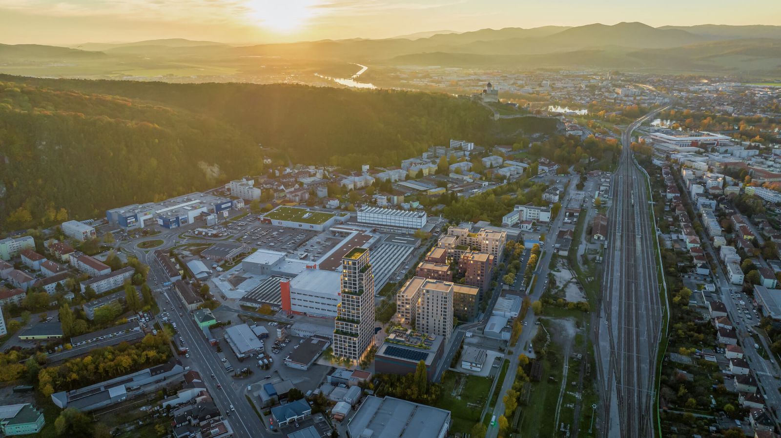 Projekt vyrastie na území bývalej fabriky.