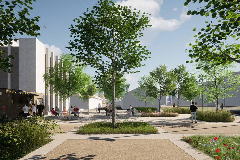 Revitalizácia okolia športovej haly Stará jazdiareň