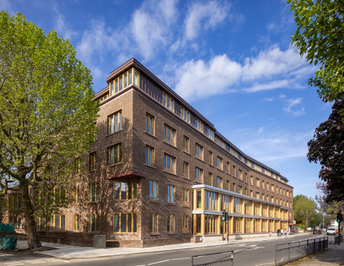 Appleby Blue v Bermondsey je projekt charitatívneho bývania. 