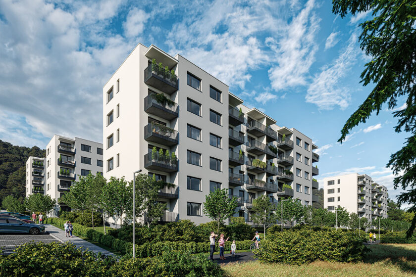 Kasárne Brezno – 3. etapa: Bytové domy Brezno