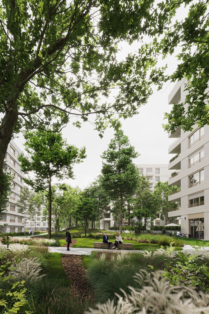 Srdcom územia sa stane centrálny park.